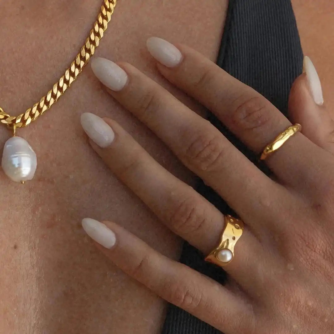 Vintage Goldperlenring