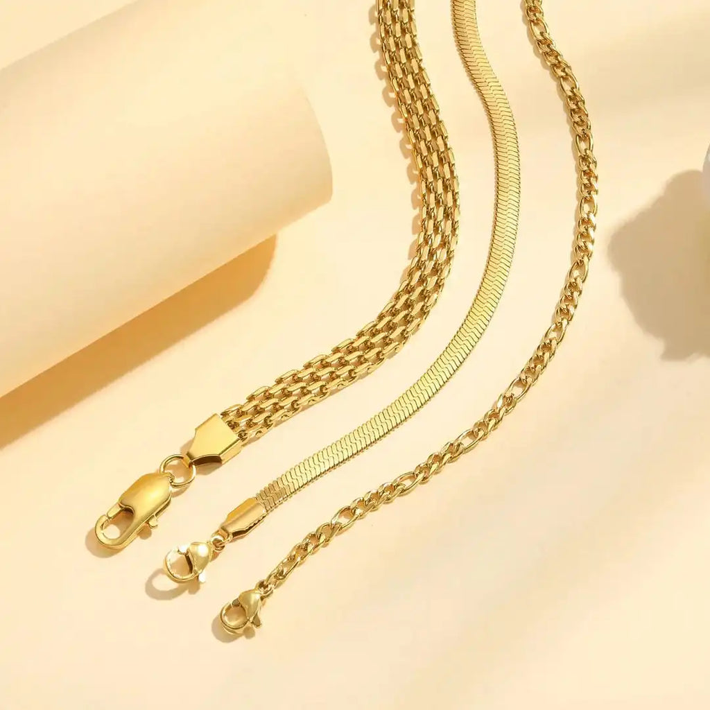 Stapeltaugliches Armband Golden Pearl Set