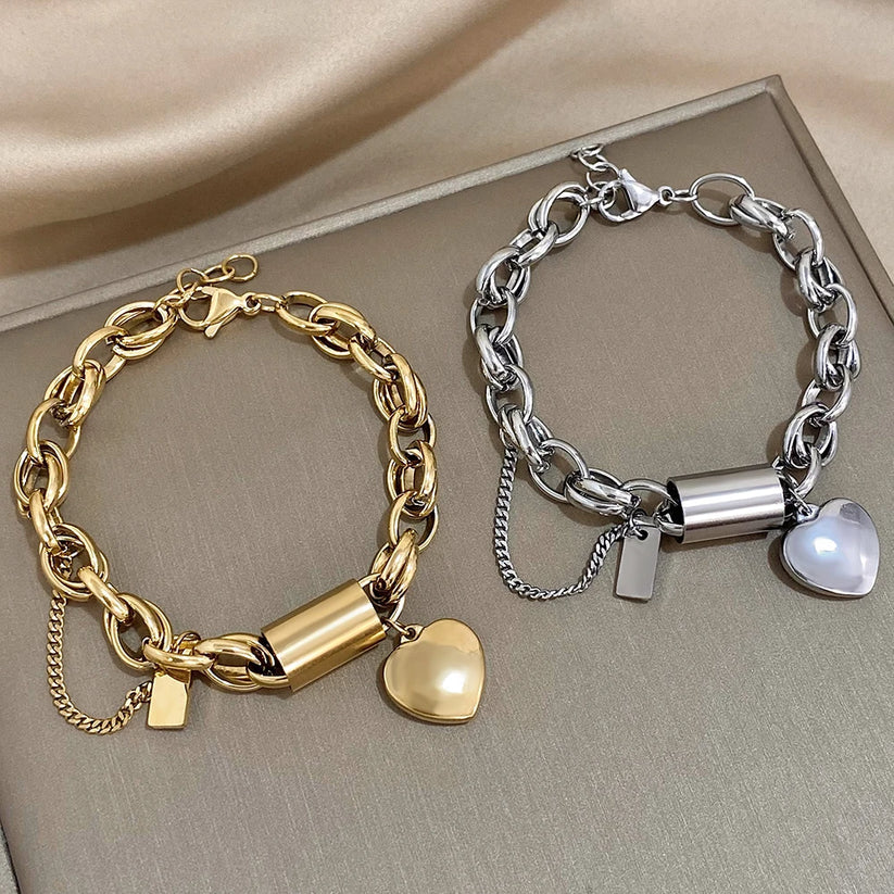 Herzlicher Gold Vintage-Armband