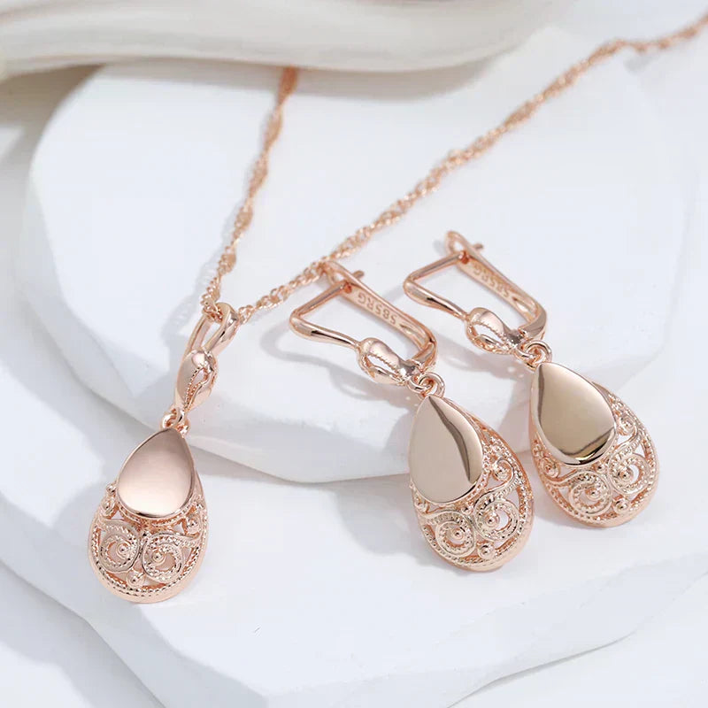 Elegante Tropfohrringe