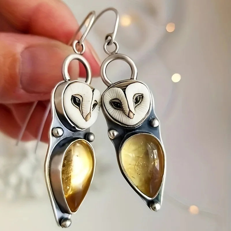 Boho Eulen Ohrringe