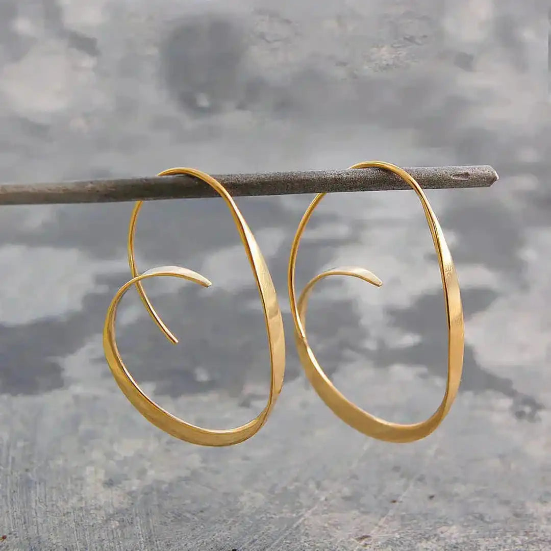 Offene Spiral-Ohrringe