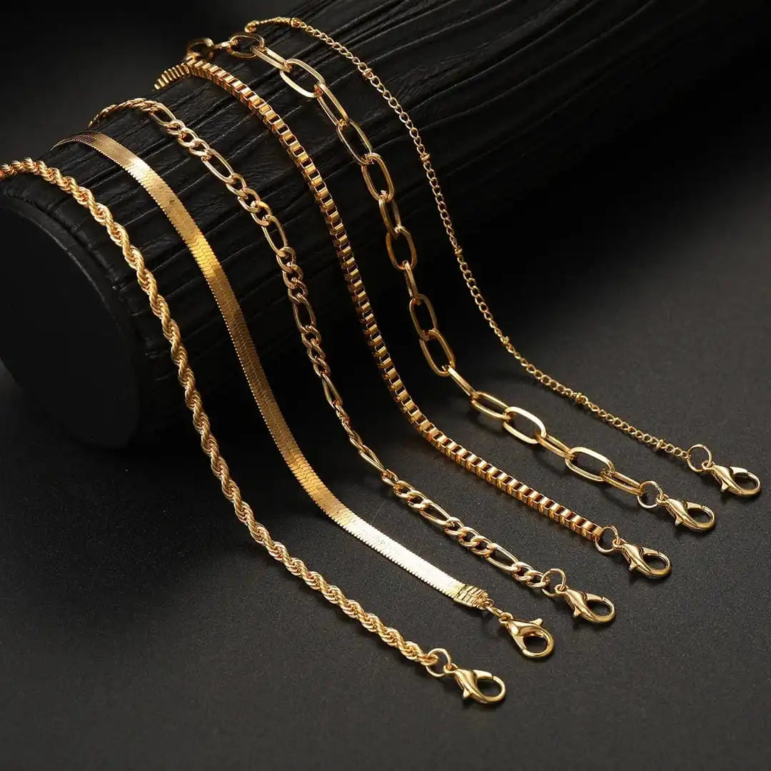 Boho Retro Kubanisches Armband Set