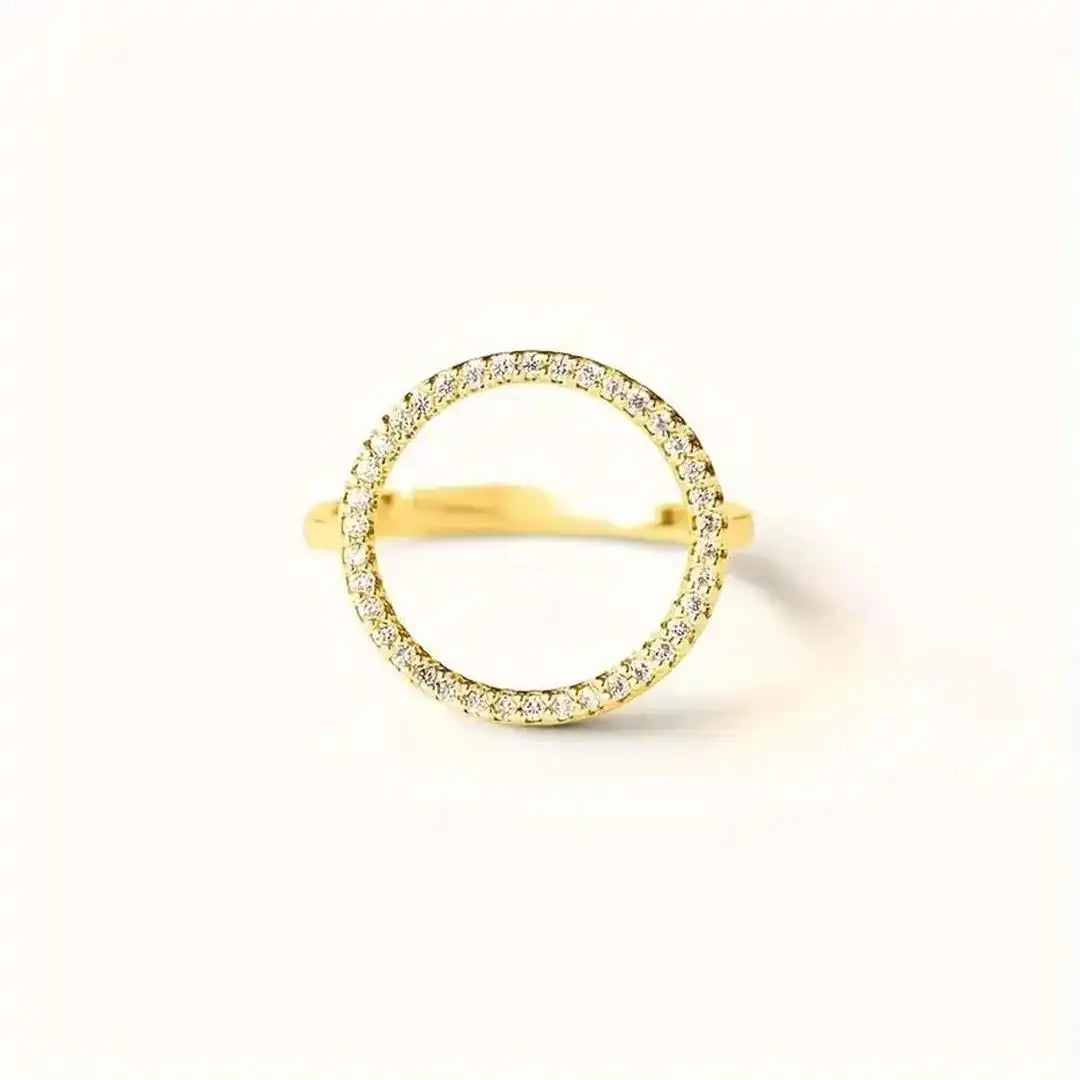 Runder Cubic Zirconia Ring