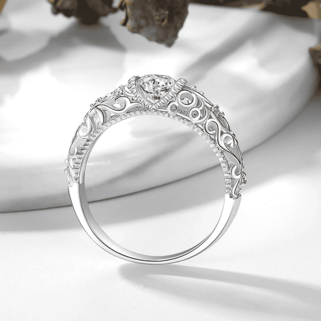 Eleganter Silber-Zirkonia-Ring