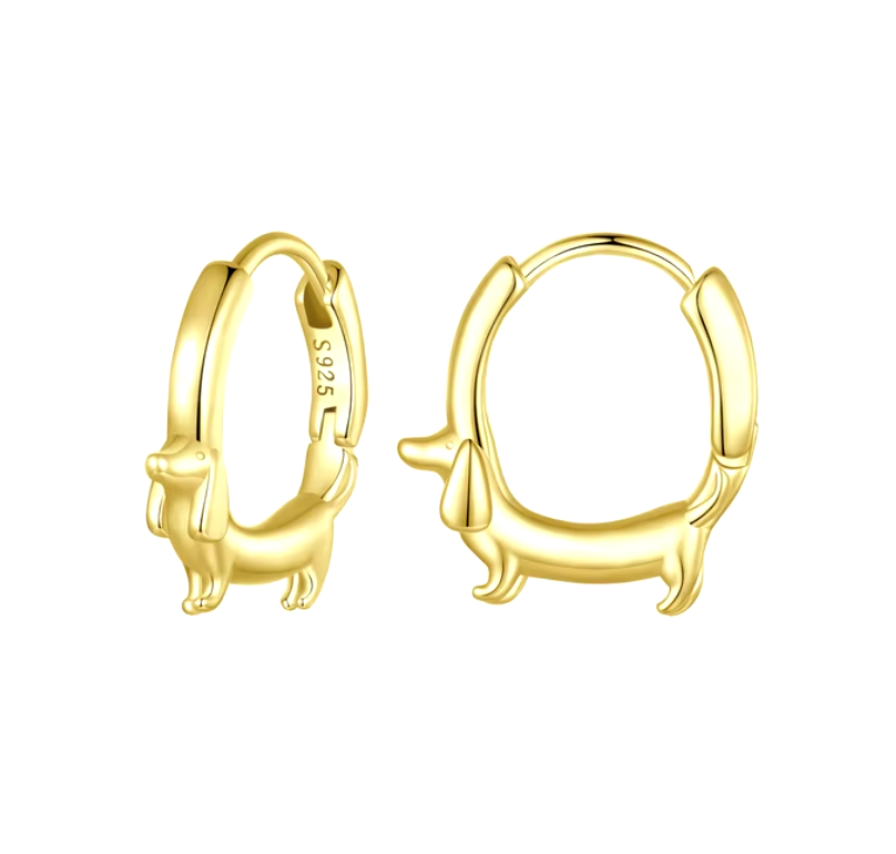 Luxe Dackel Ohrringe