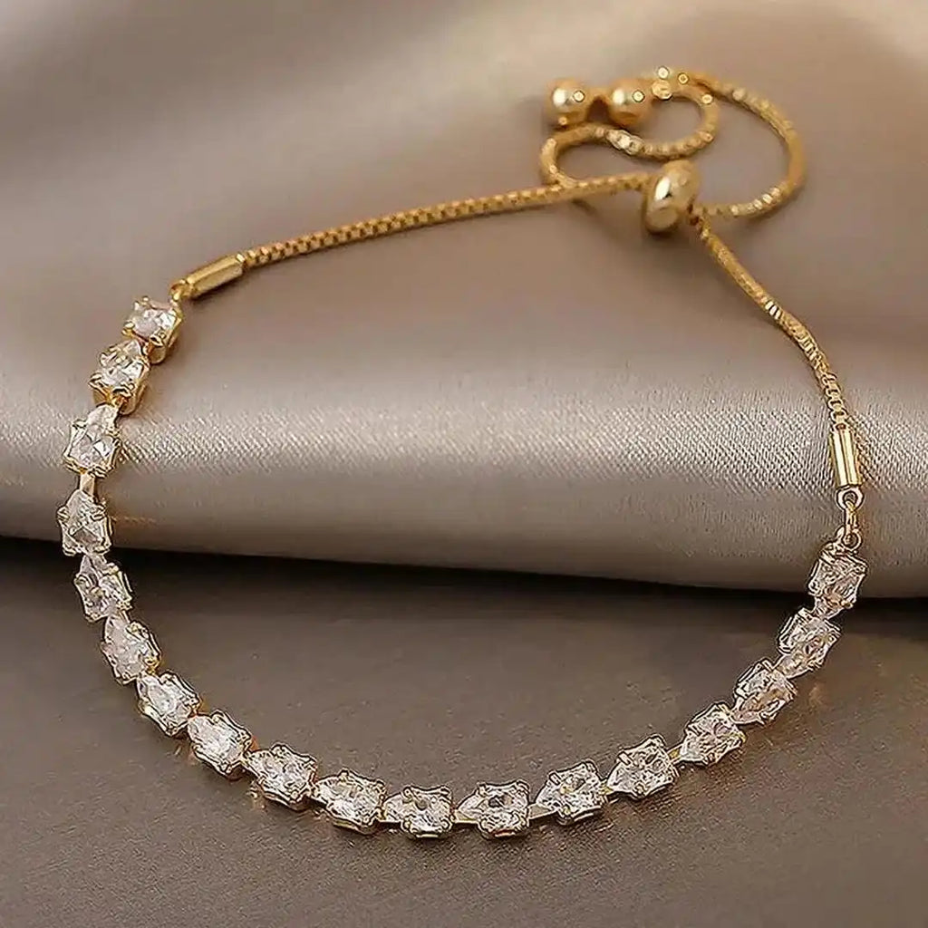 Verstellbares geometrisches Steine-Armband
