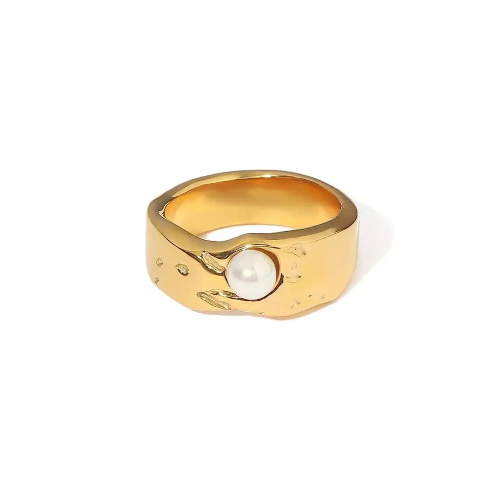 Vintage Goldperlenring