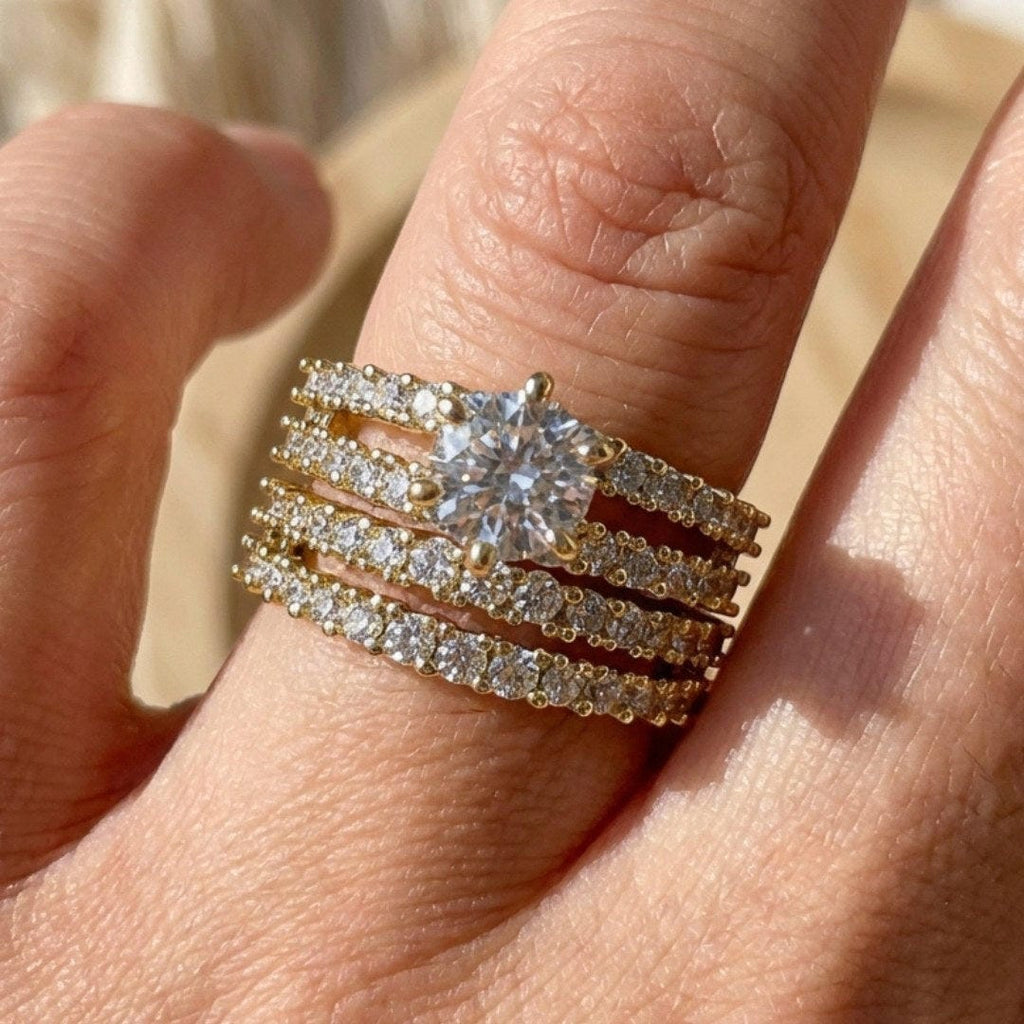 Strahlendes Halo-Ring-Set