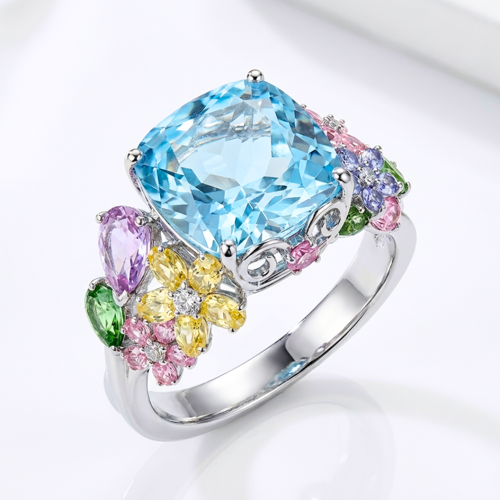 Gartenparty Zirkonia Ring