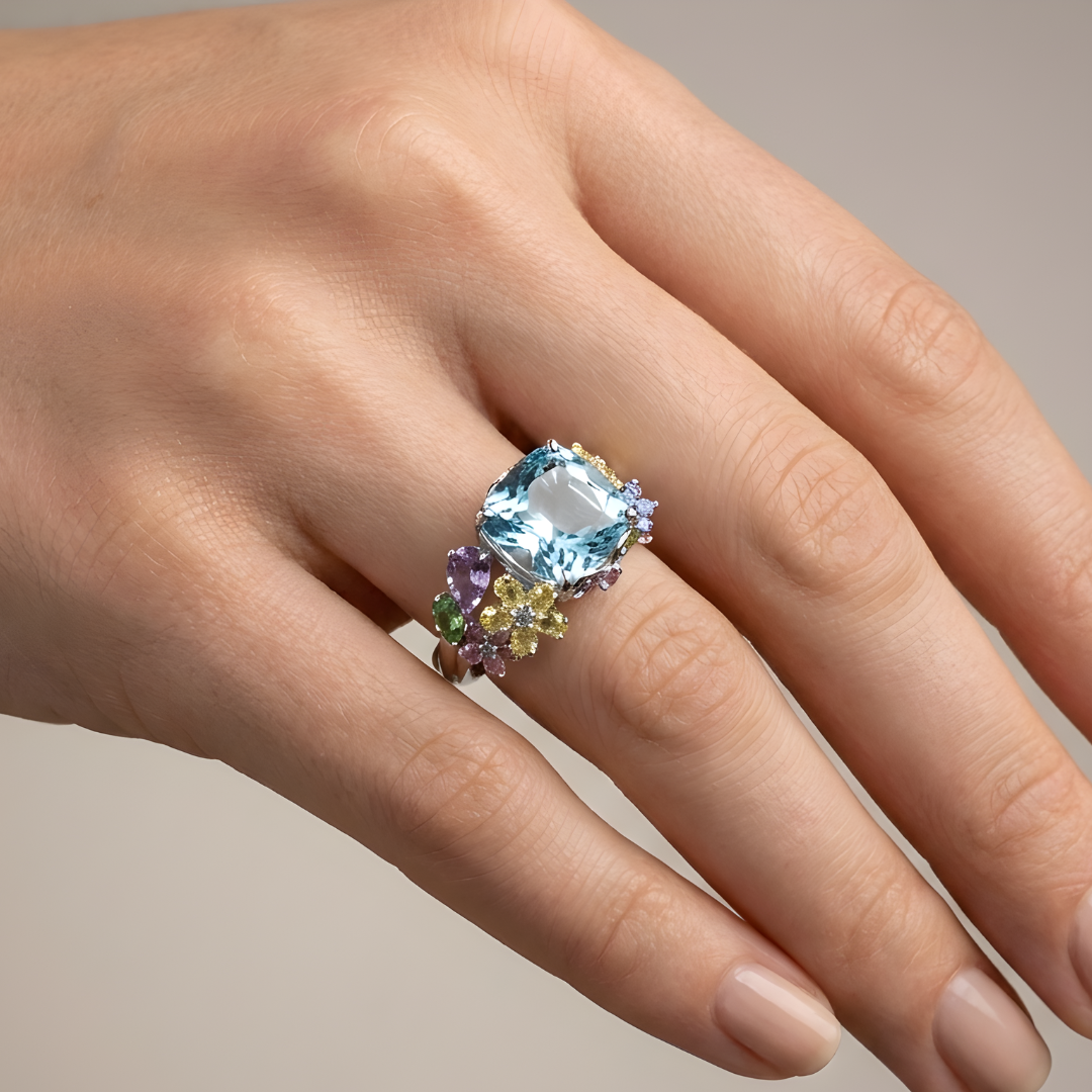 Gartenparty Zirkonia Ring