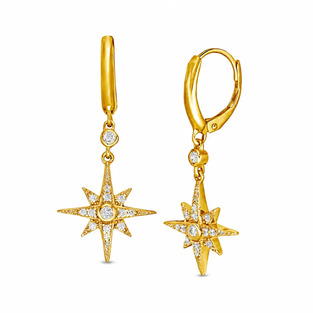 Vudu Star Gold Ohrringe