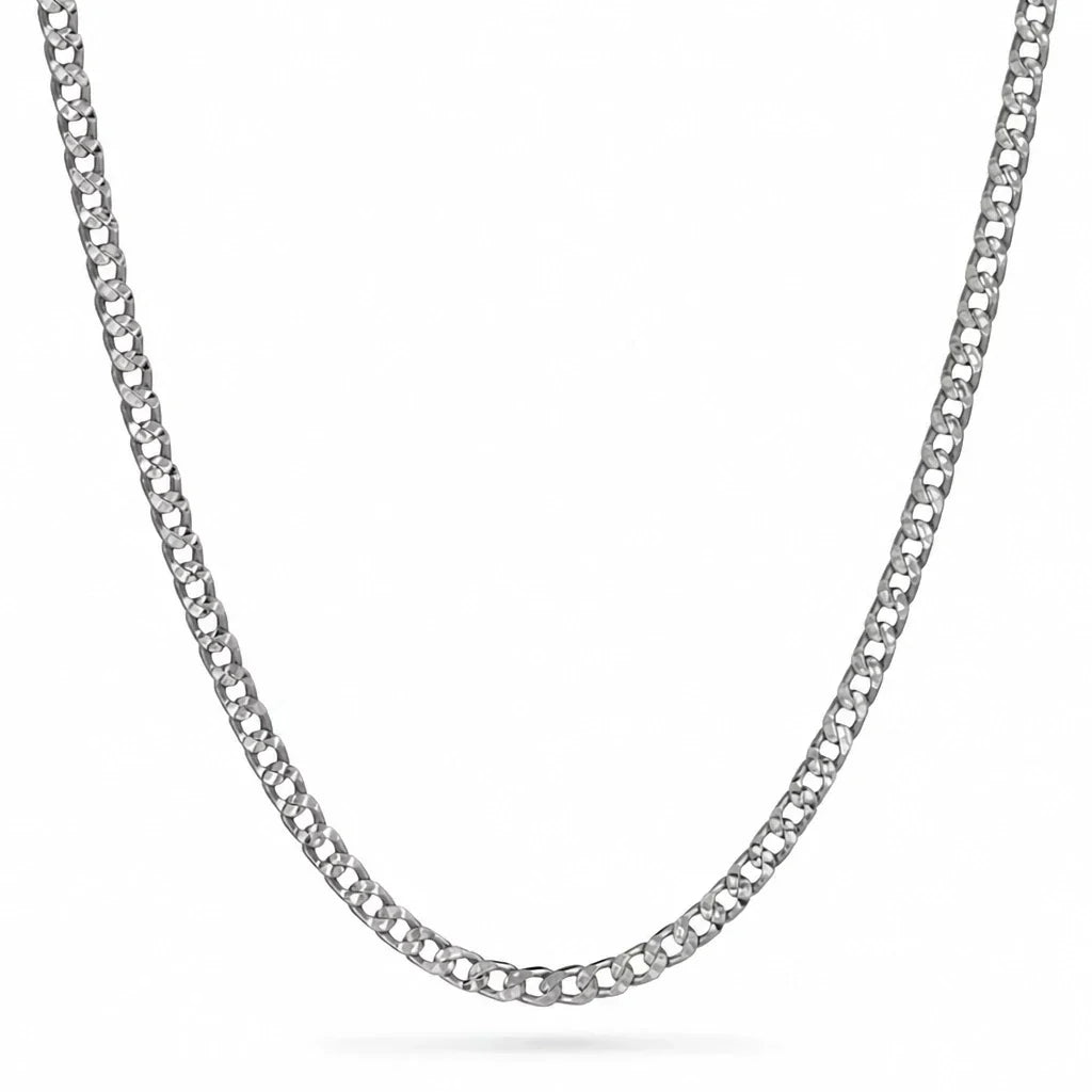 Flache Glieder Goldkette