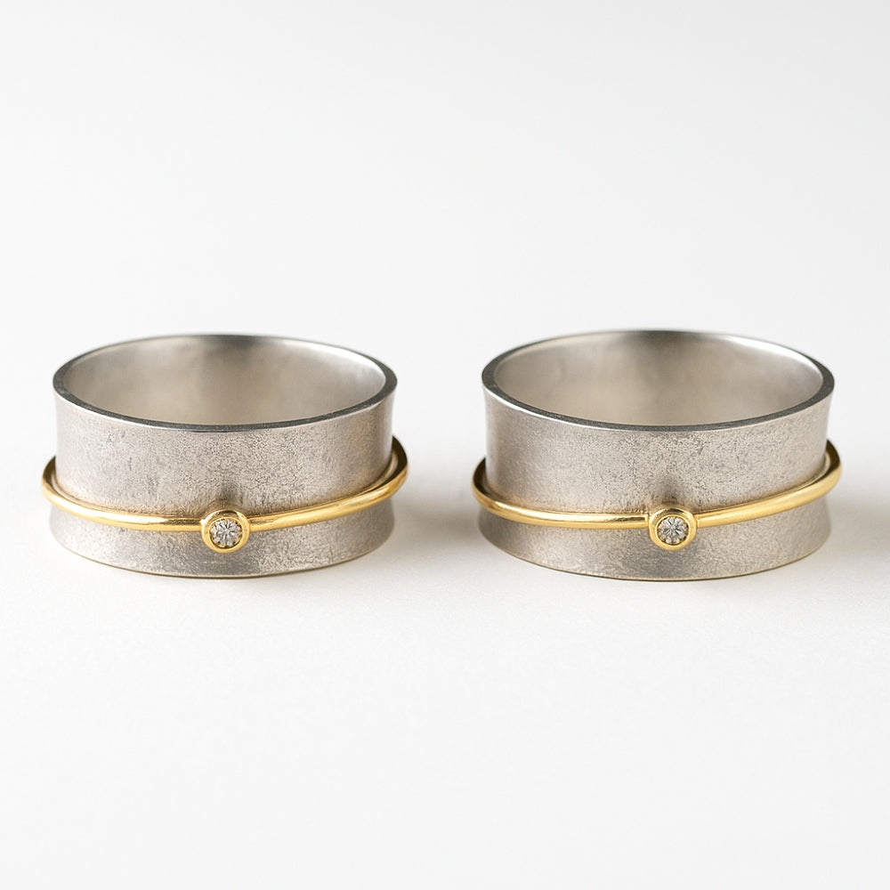 Zirkonia Silber Statement Ring