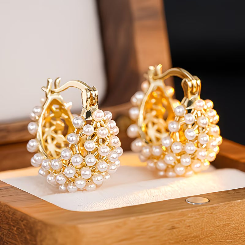 Chunky Perlen Creolen