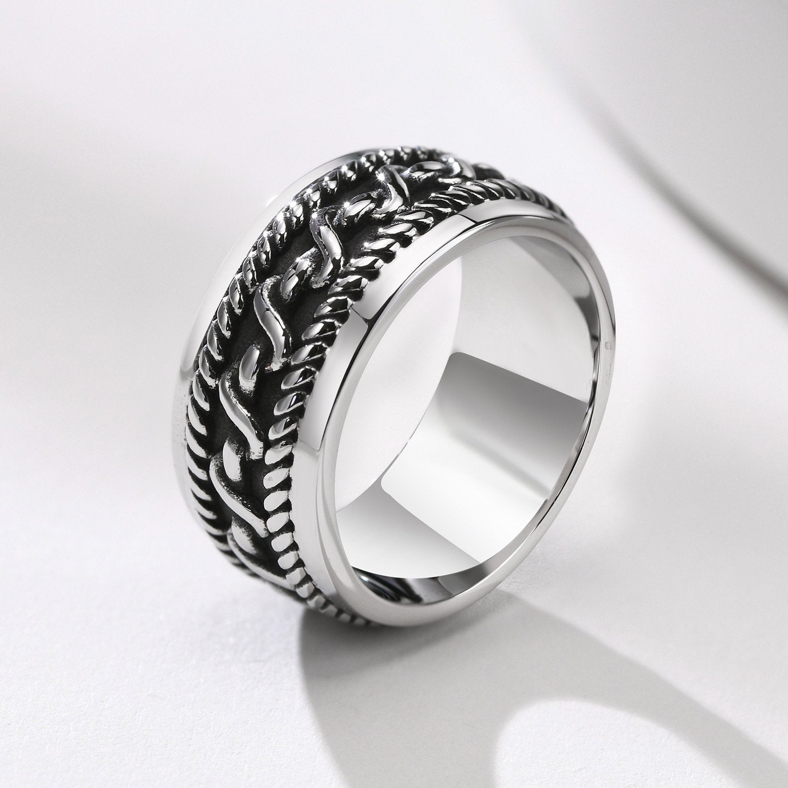 Vintage Silber Keltischer Knoten Ring