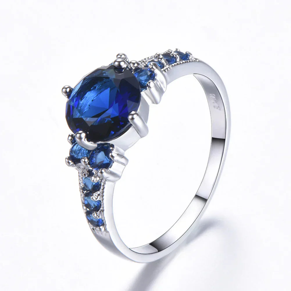 Celia Serawyn Gold-Saphir-Ring