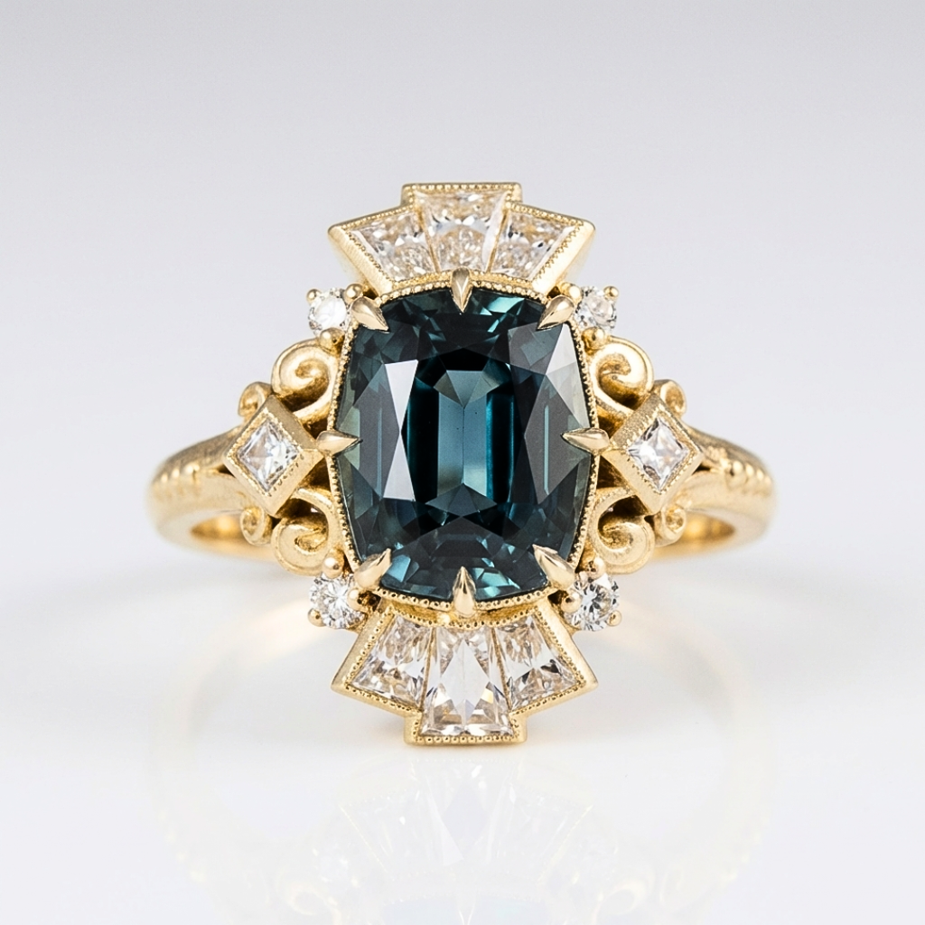 Goldene Kaiserin Vintage Ring