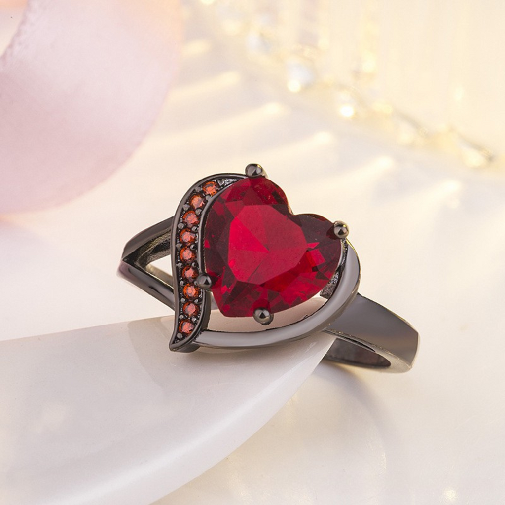 Calindra Rosethorne Ring in Schwarz