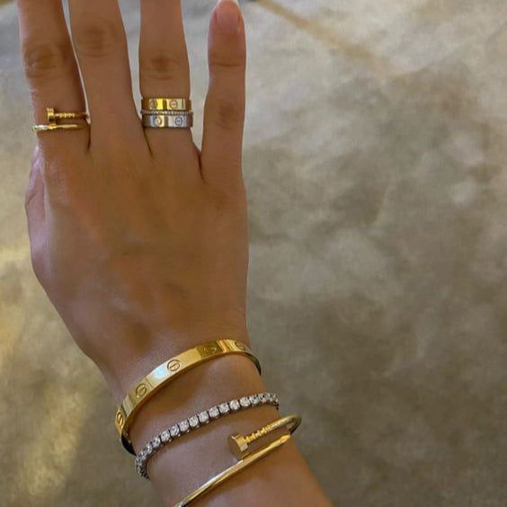 SPIKE | Armband Gold