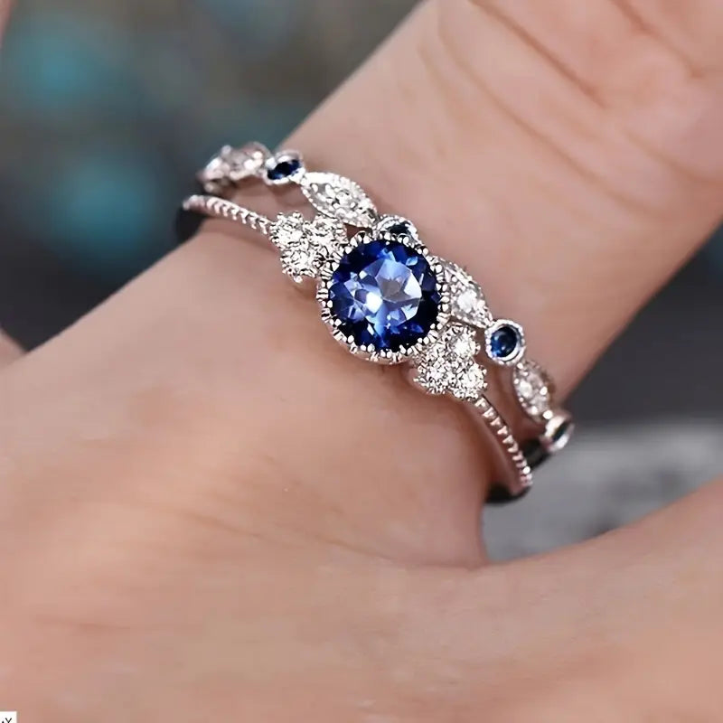 Avelisse Moraziel Weißgold-Ring-Set