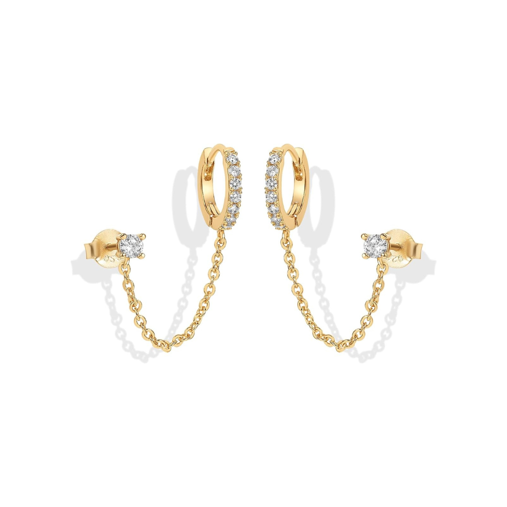 Adella Gold Chain Ohrringe