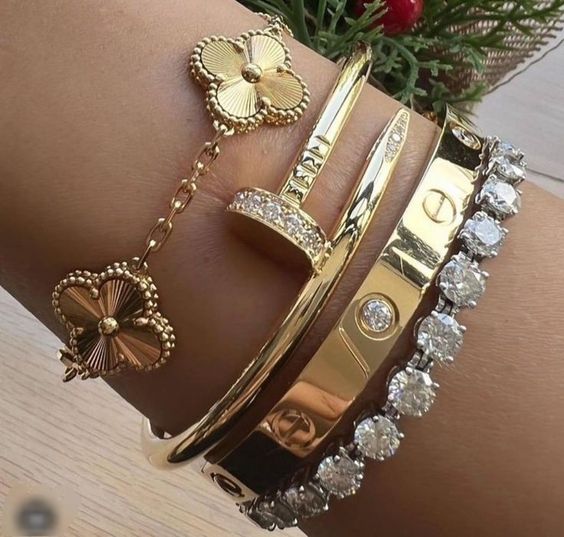 CLOVER | Armband Gold