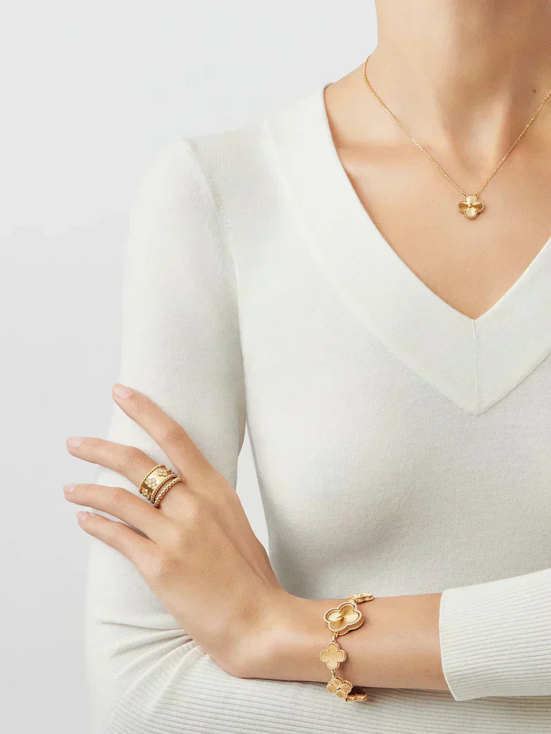CLOVER | Schmuckset Premium Gold Bundle