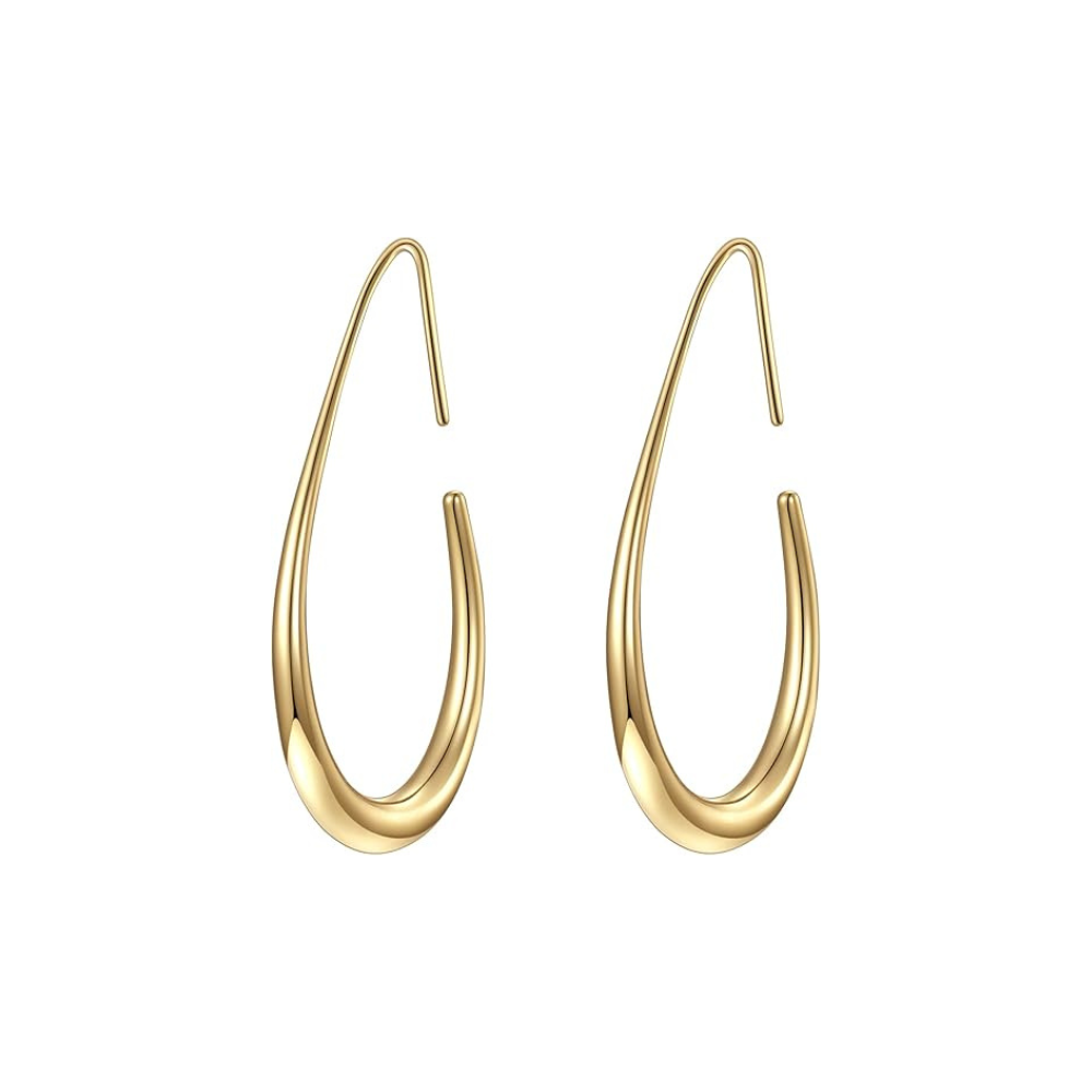 Sonnige Gold Creolen