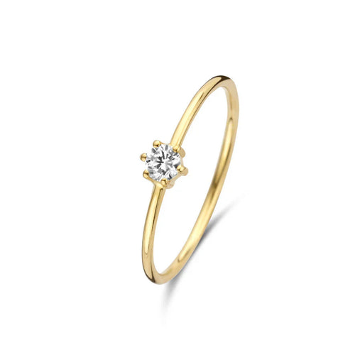 Abella Weißgold Minimalistischer Ring