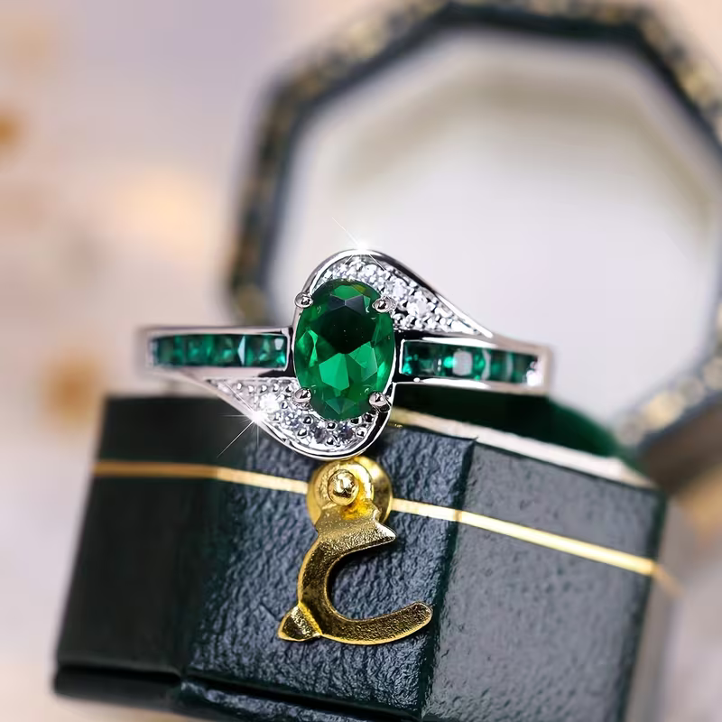 Eleganter Wellenstil Ring