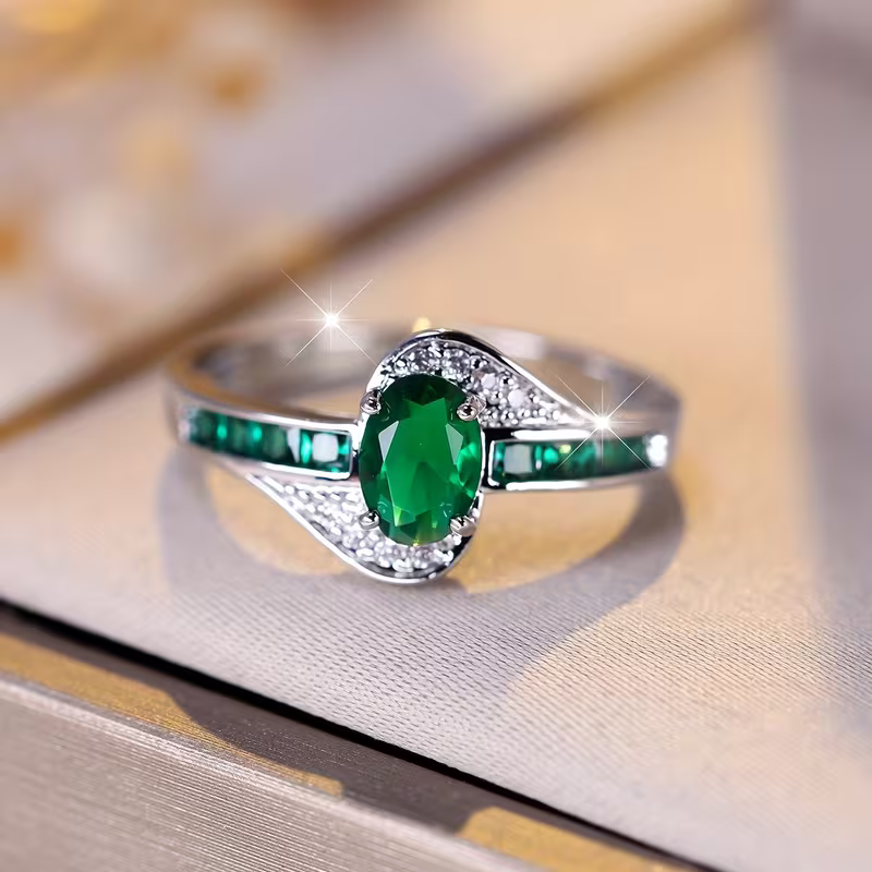 Eleganter Wellenstil Ring