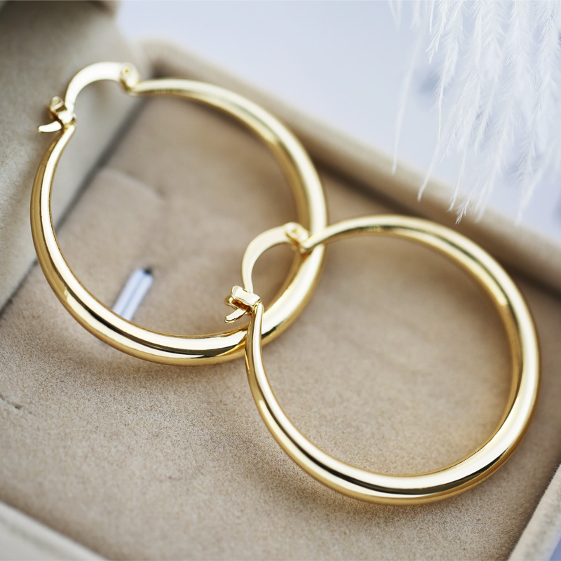Vintage Goldene Elegante Creolen