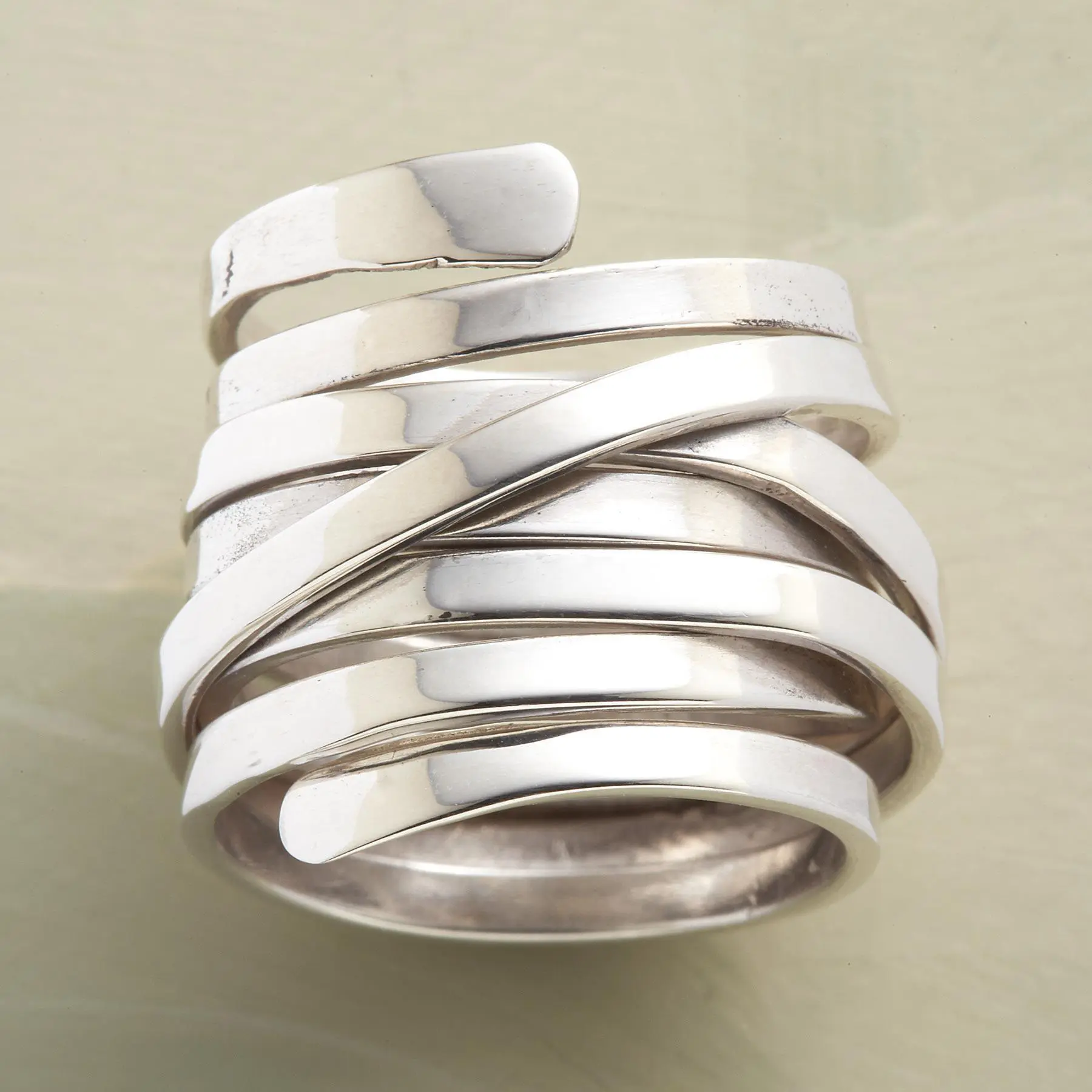 Vintage Silber Schicht Ring