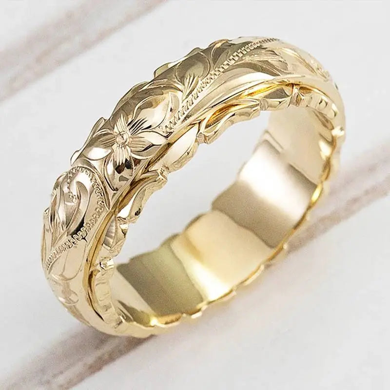 Luxe Floral Goldring