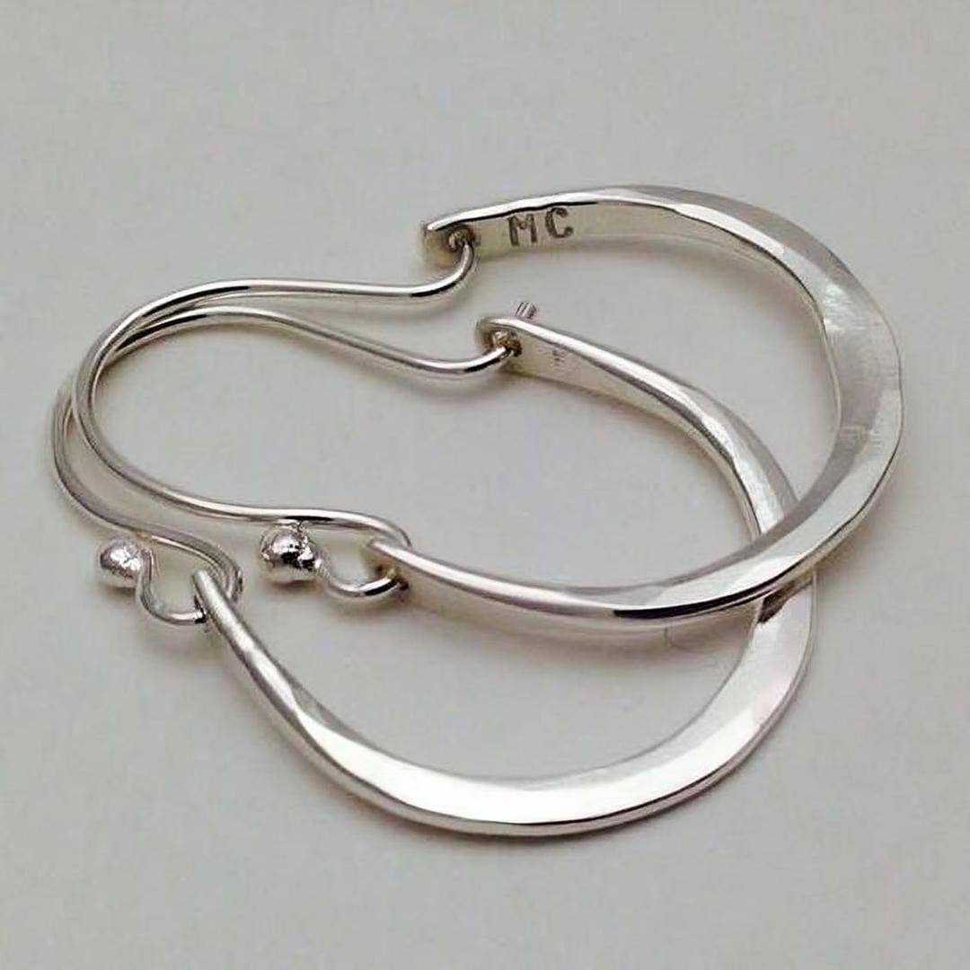 Vintage Silber Creolen
