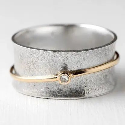 Zirkonia Silber Statement Ring