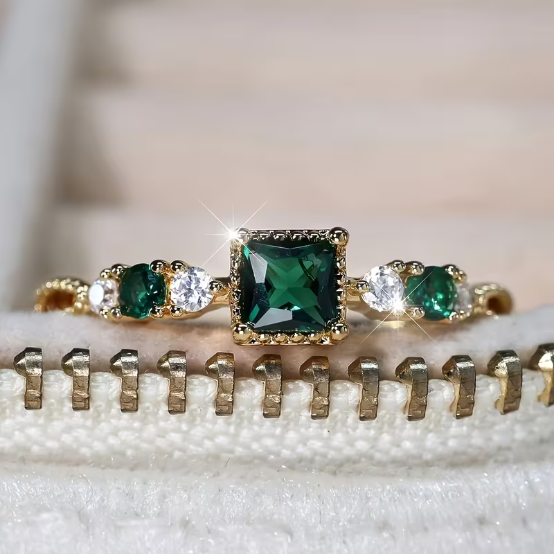 Evergreen Royale Statement Ring
