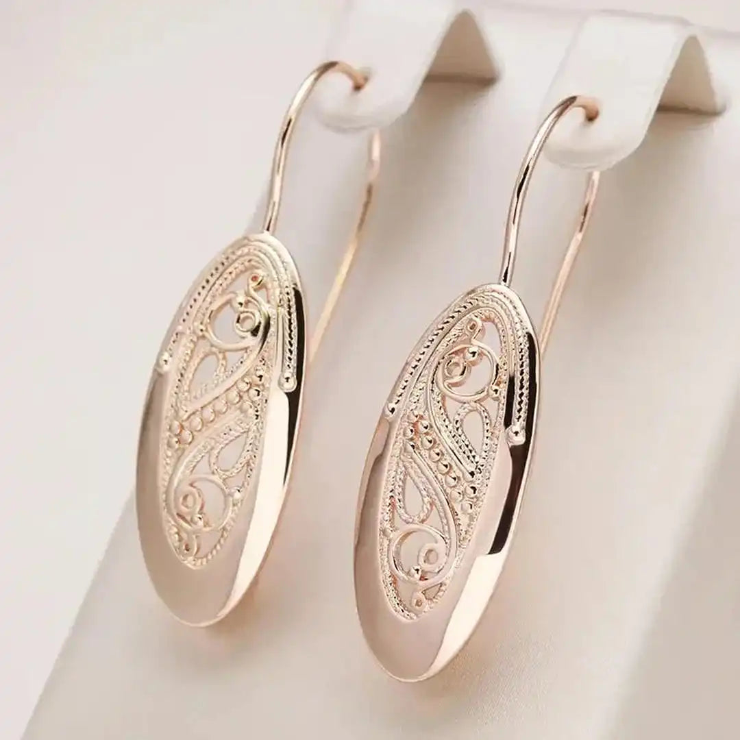 Opengleam Gold Tropf Ohrringe