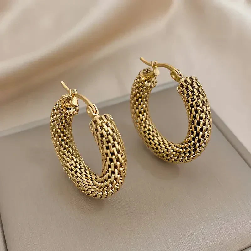 Goldene Tide Creolen