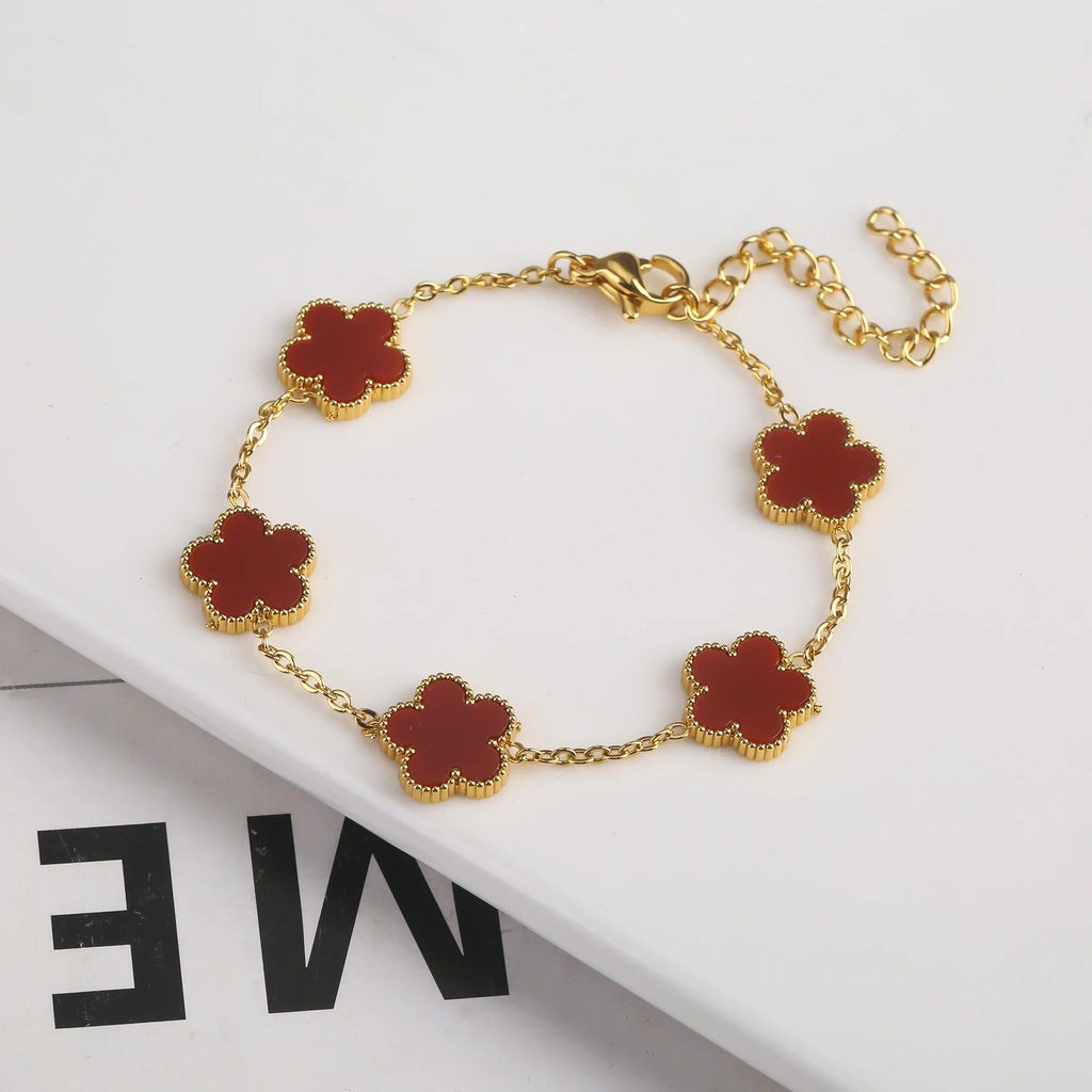 CLOVER | Armband Rot