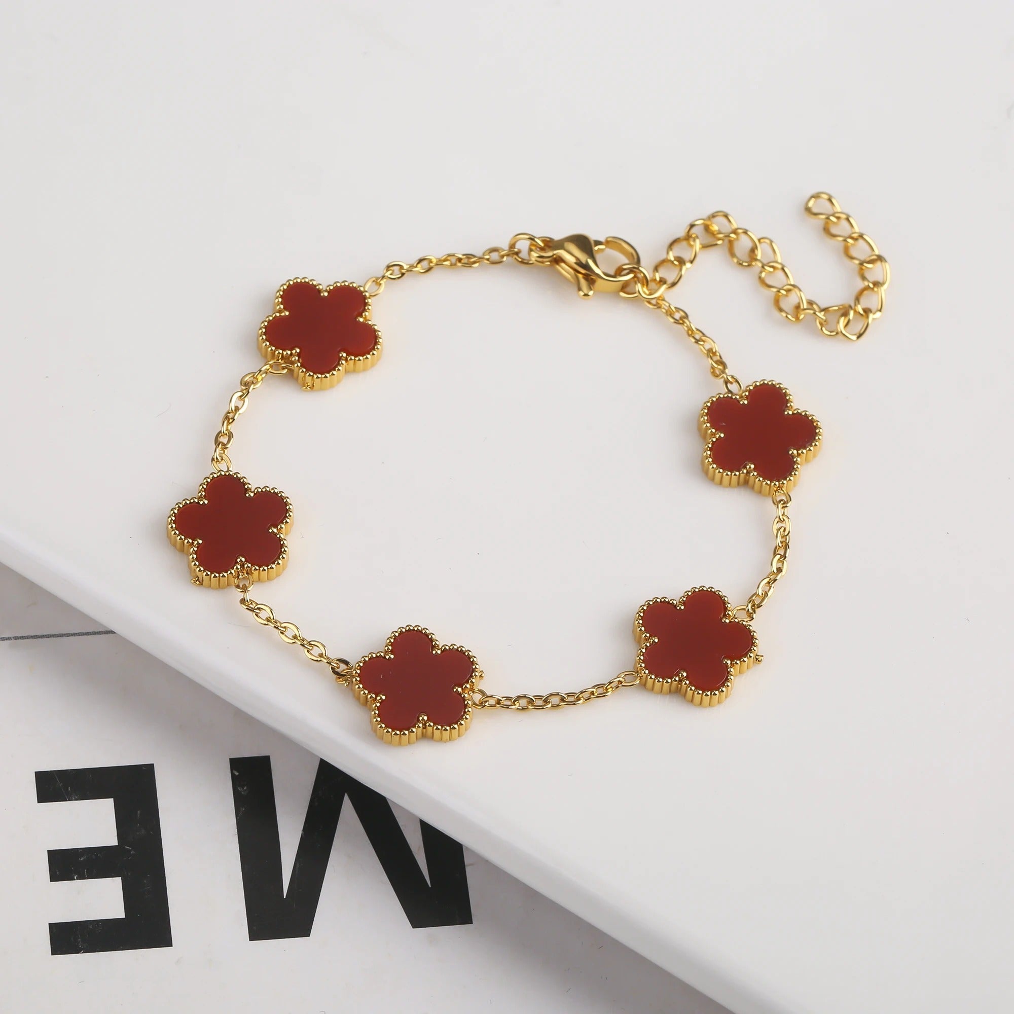 CLOVER | Armband Rot
