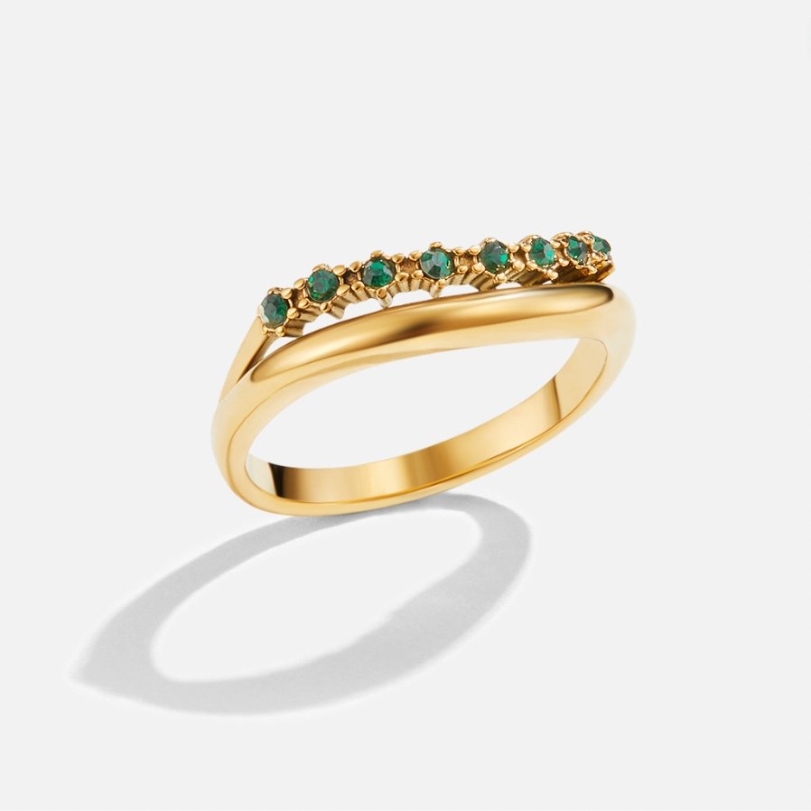 Luxe Gold Smaragd Ring