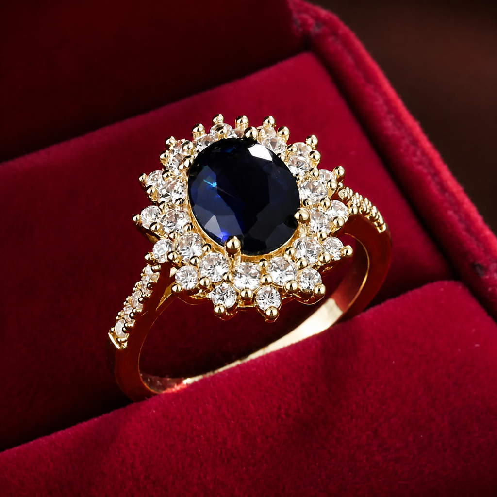 Vionne Saphir Ovalring