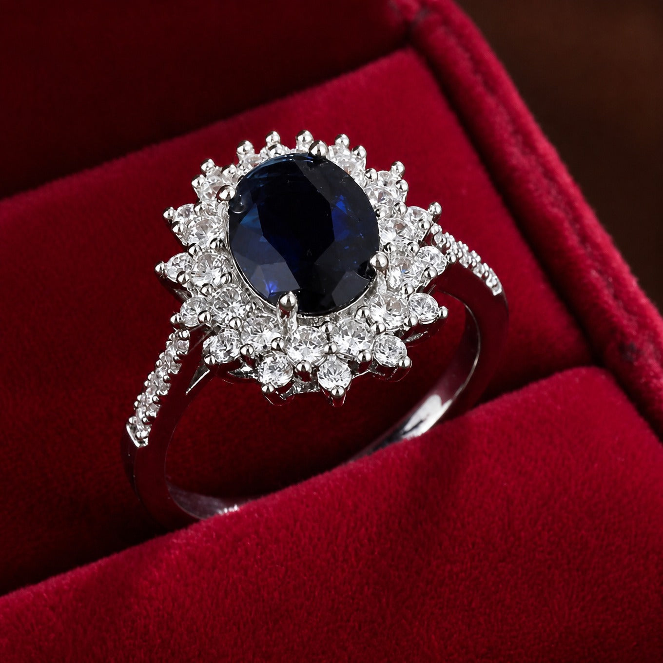 Vionne Saphir Ovalring