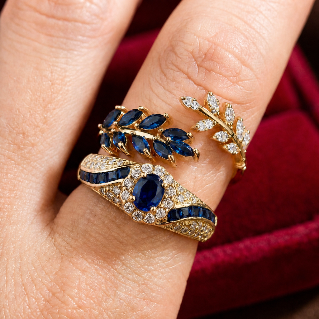 Avelisse Moraziel Gold Ringset