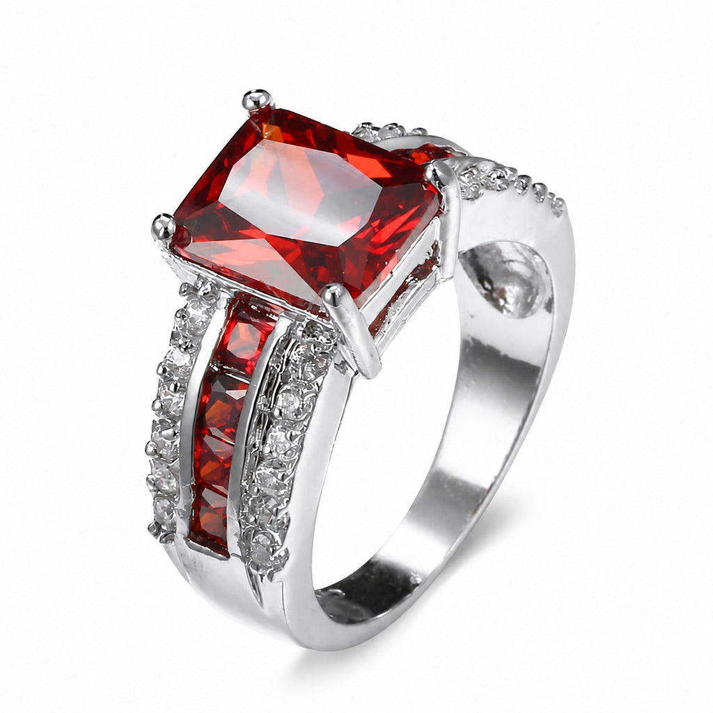 Kassira Redmont Weißgoldring