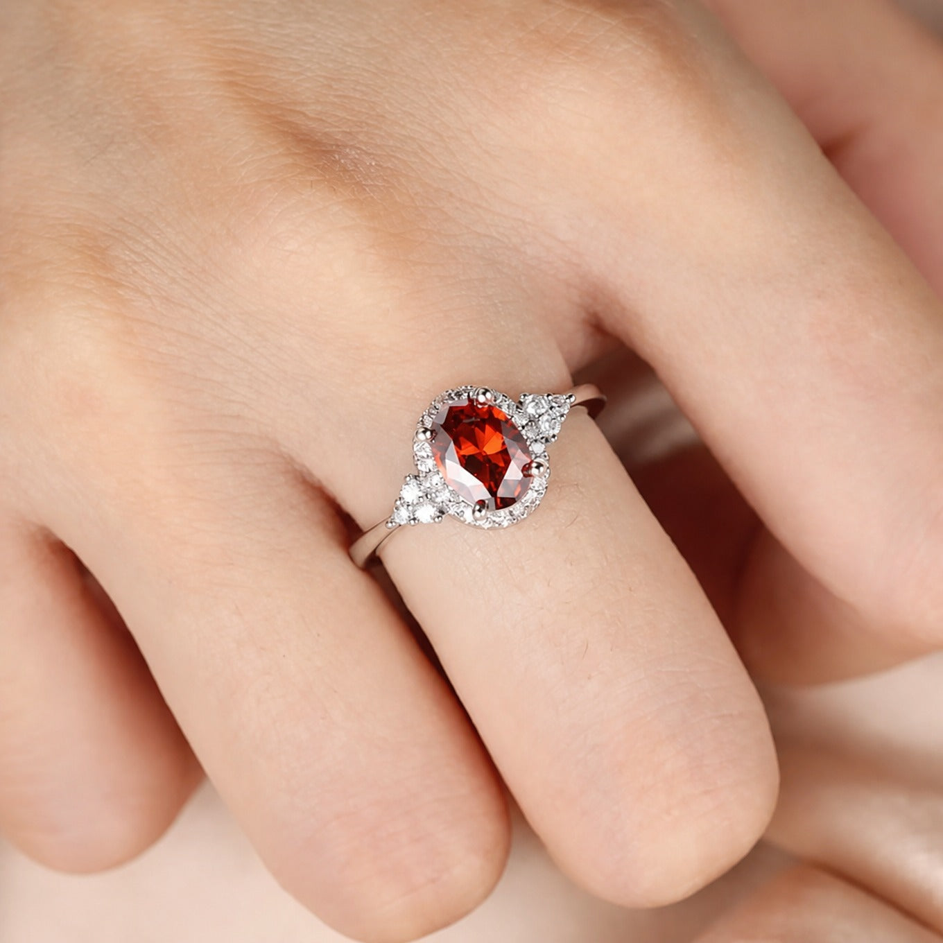 Kirelle Emberlain Weißgoldring