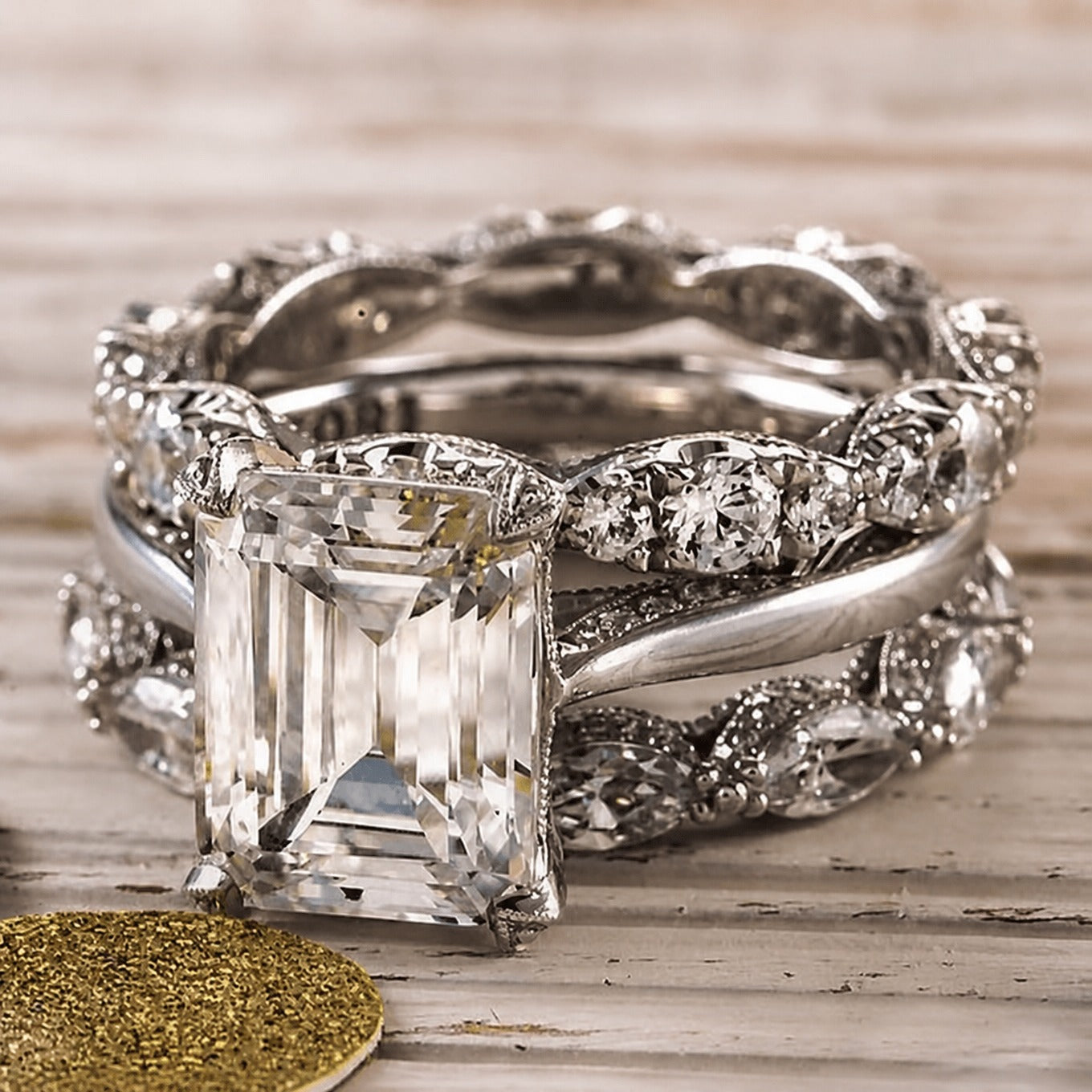 Ring – Silberfarben im Vintage-Stil