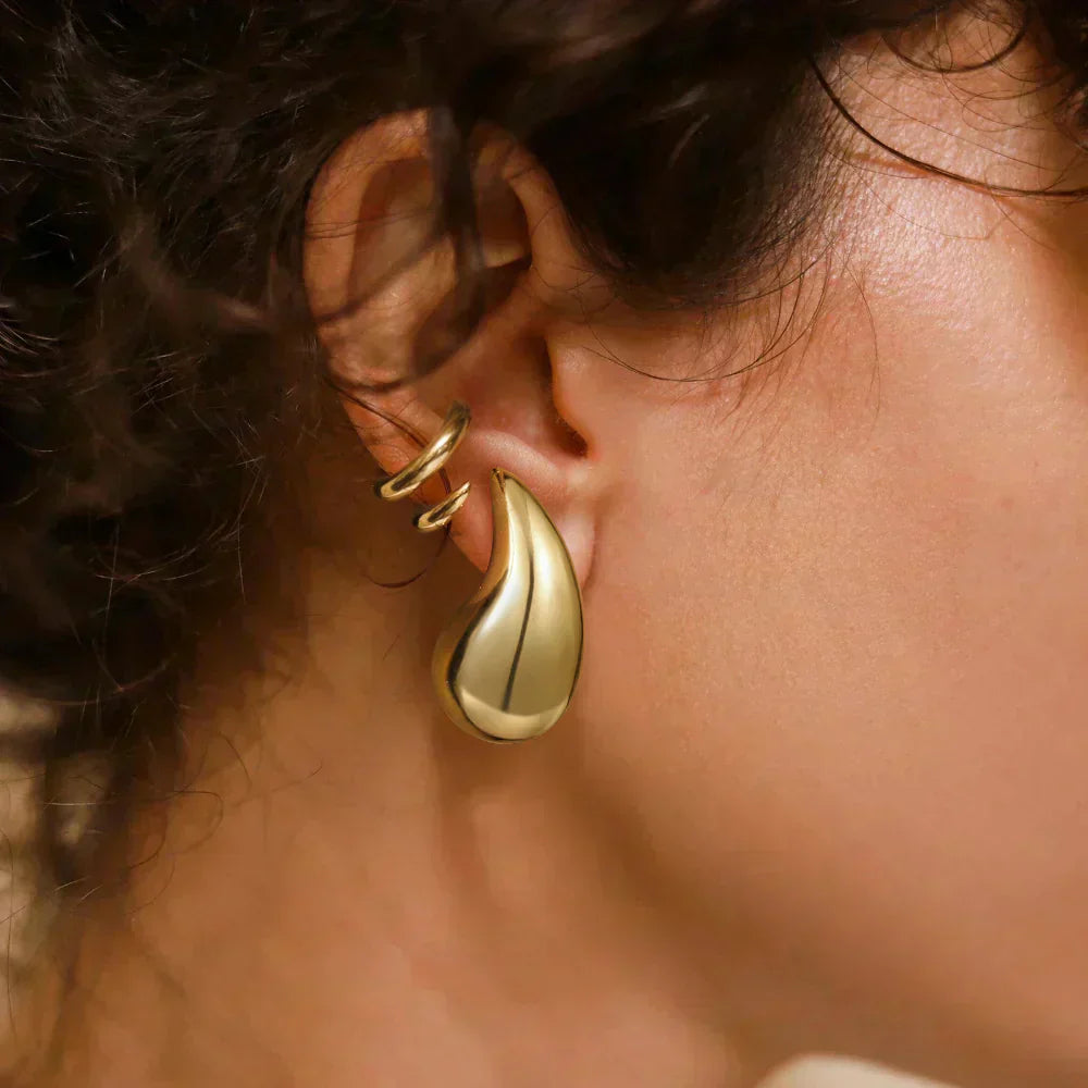Sandra Teardrop Gold | Ohrringe